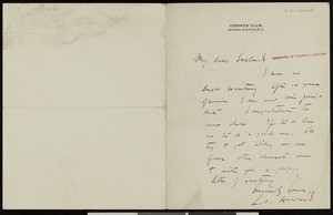 Leland Ossian Howard, letter, to Hamlin Garland