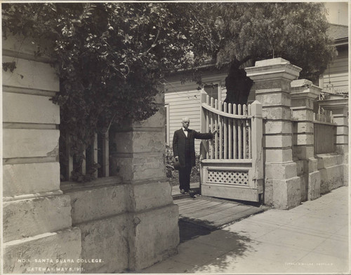 John Shepherd in the gateway