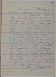 Hamlin Garland, letter, 1901-11, to Charles L. Wagner