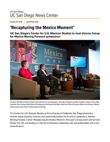 ‘Recapturing the Mexico Moment’