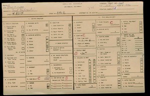 WPA household census for 841 W 83RD ST, Los Angeles County