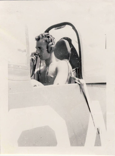 Radio check from the cockpit, MCAS El Toro, 1947
