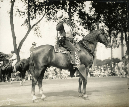 1928 Parade rider, James D. Rolph