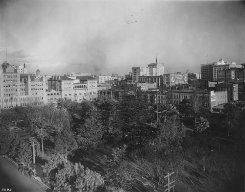 View of Central City, Pershing Square