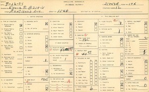 WPA household census for 1540 CENTINELLA AVE, Los Angeles