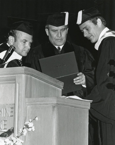 Dr. M. Norvel Young, Dr. Werner Von Braun, Dr. William Banowsky