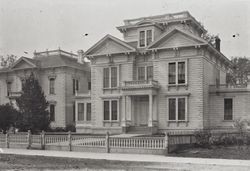 Metzger House & Boyce Houses, 535 & 537 "B" Street, Santa Rosa, California, about 1901