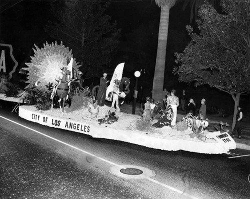 L.A. founding in city float