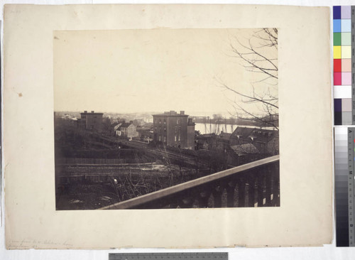 View from W. H. Whiton's home, Georgetown, D.C