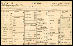 WPA household census for 1388 E 16TH ST, Los Angeles
