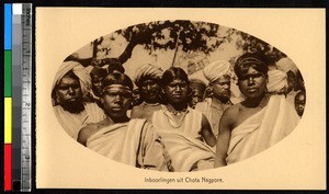 Men and women, Chota Nagpur Plateau, India, ca.1920-1940