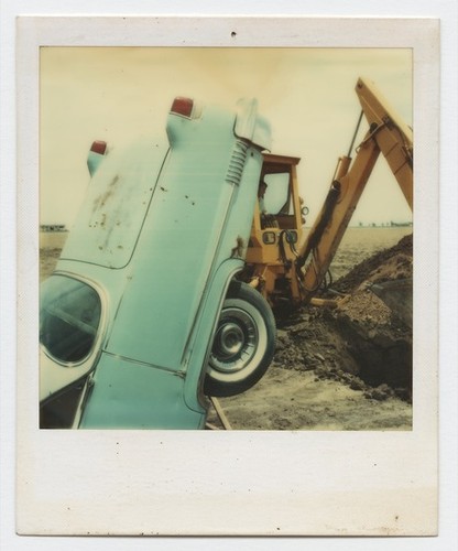Cadillac Ranch photographs (Cadillac being buried)
