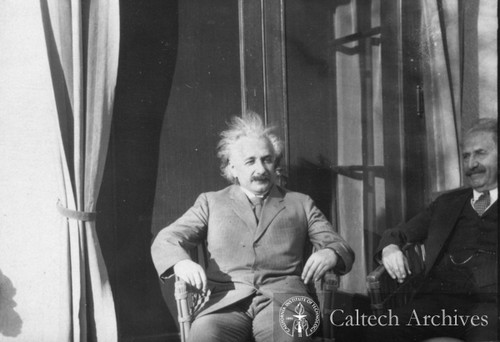 Einstein with Samuel Untermeyer at Palm Springs
