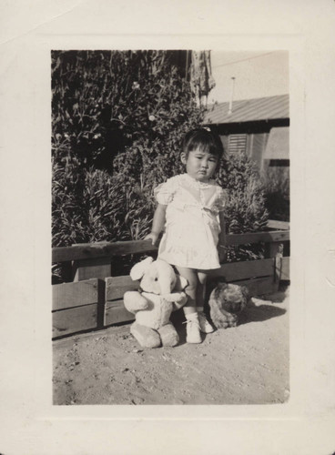 Little girl, age: 1 year 7 months, Poston Arizona, March 1943