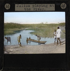 Children Playing at a River, Lubwa, Zambia, ca.1905-ca.1940