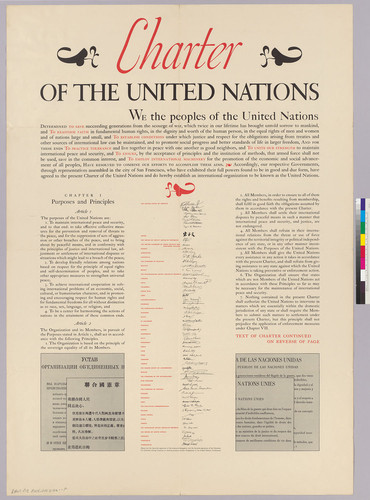 [recto] Charter of the United Nations