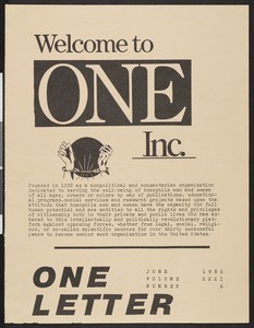ONEletter 31/6 (1986-06)