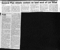 General Plan debate centers on land west of Lee Road