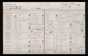 WPA household census for 631 W 111 ST, Los Angeles County