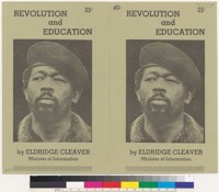 Revolution and Education, by Eldridge Cleaver, cover