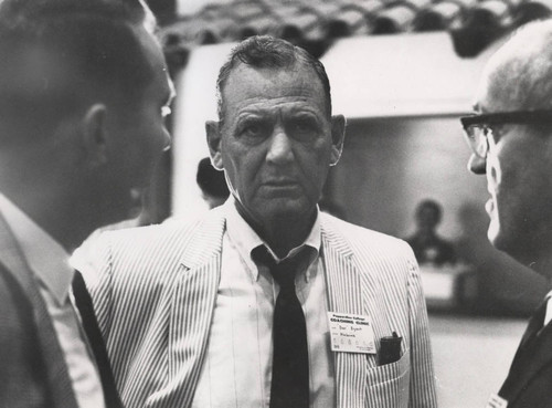 Bear Bryant at annual Pepperdine Coaching Clinic, 1967
