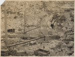 Toe wall excavation, also shows Tunnel Adit. July 30, 1913