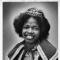 Andrea Gale Jamison, the new Miss Black Galaxy. She sang classical and gospel music and was a choir director