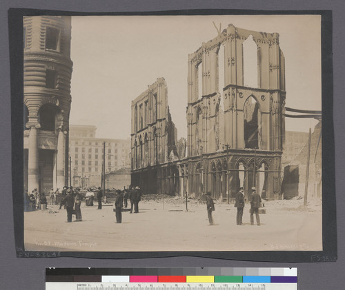 Masonic Temple. [At Market, Montgomery and Post Sts. Crocker Building, left. No. 38]