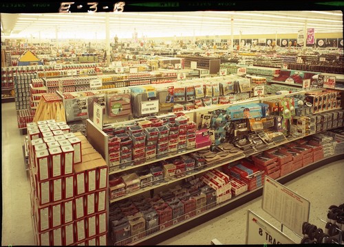 Interior View of the San Jose East Side K-Mart Housewares Dept