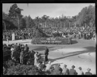 "Fiesta de las Rosas" in the Tournament of Roses Parade, Pasadena, 1935