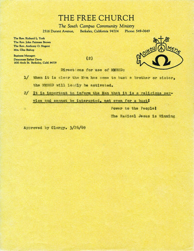Ministry of Defense Communique 1, March 26, 1969
