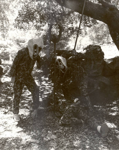 Scene from the 1969 Mountain Play, The World We Live In, performed on Mount Tamalpais [photograph]