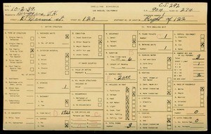 WPA household census for 120 E. DENNI ST, Los Angeles County
