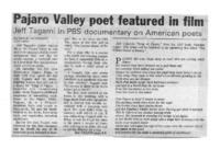 Pajaro Valley poet featured in film
