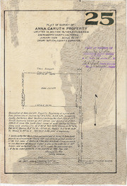 Plat of Survey of Anna Caruth Property