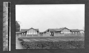 Temporary buildings at West China Union University, Chengdu, Sichuan, China, ca.1914
