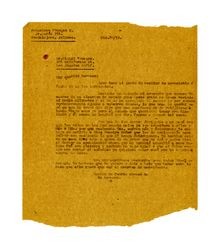 Letter from Francisco Venegas to Miguel Venegas, December 20, 1931