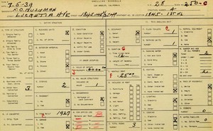 WPA household census for 1845 LUCRETIA, Los Angeles