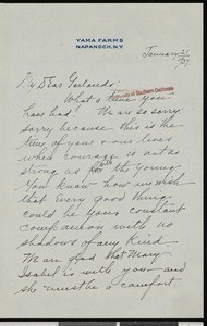 Olive B. Seaman, letter, 1937-01-21, to Hamlin Garland