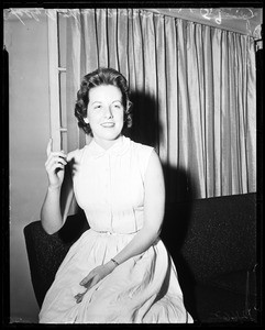 Mrs. Robert (Sally) Errol Fraser Anthony (UCLA political Science Graduate), 1957