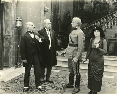 Reginald Barlow, James Laffey, Cora Williams) and Albert Roccardi, Love's Flame, 1920