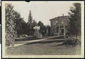 President's home at the University of Oregon in Eugene