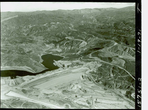 Aerial view of Castaic Lake