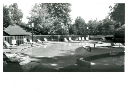 Community pool in an Oak Park neighborhood