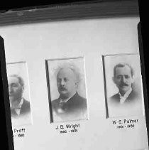 Scottish Rite portraits of W. S. Palmer and J.B. Wright