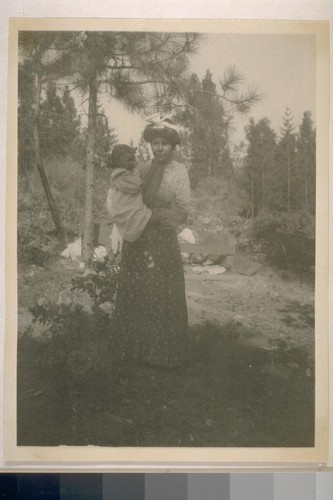 Woman and child at Ha-cha-nah; 10 October 1906; 5 prints