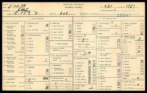 WPA household census for 608 EAST 28TH STREET, Los Angeles