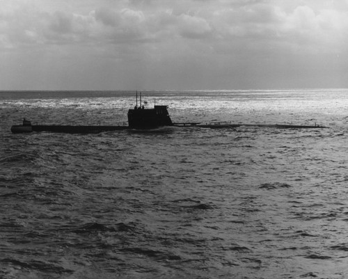 At 11:30a.m., a Russian submarine surfaced near the D/V Glomar Challenger (ship) during the Deep Sea Drilling Project. June 28, 1981