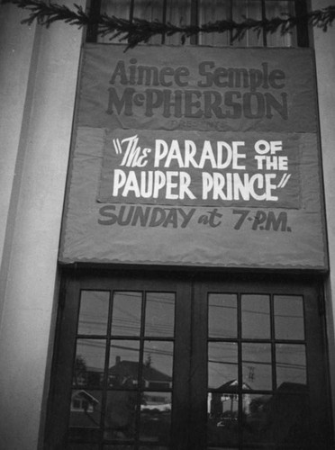 Parade of the Pauper Prince at Angelus Temple
