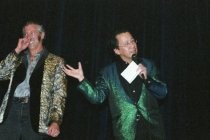 Ben Fong-Torres at the Elvis Impersonation contest, 2001